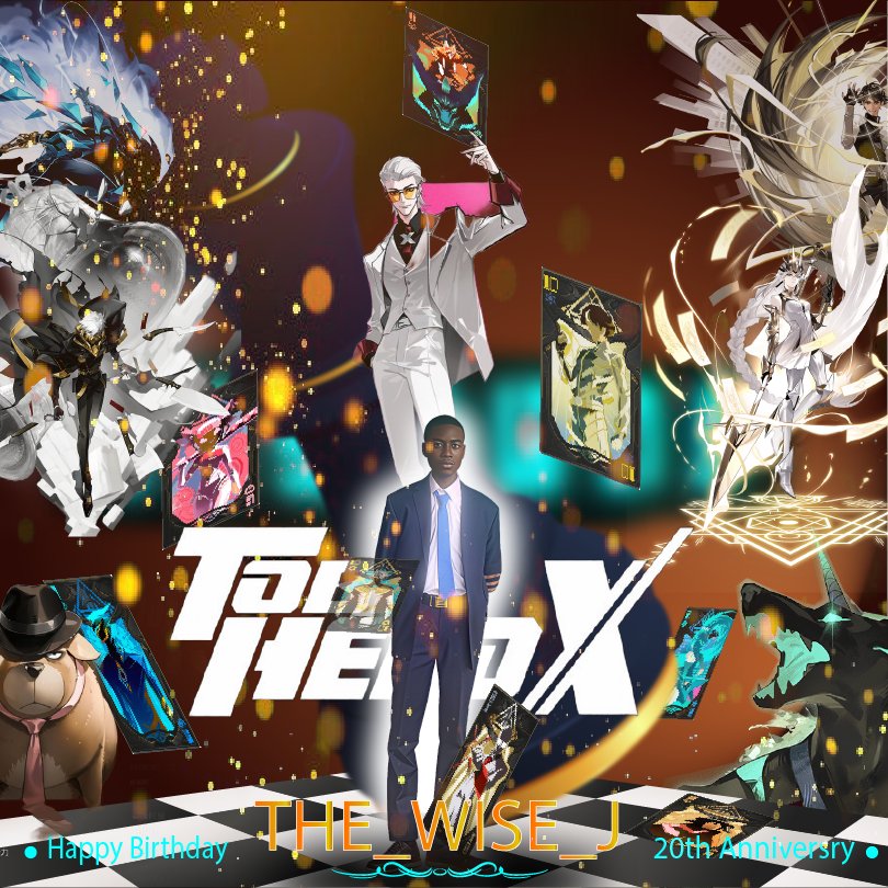 THE_WISE_J 20th anniversary design, gaming theme